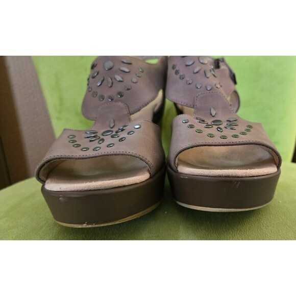 Naturalizer Soul Women's MIA Heeled Sandal Tan Slingback Size 9.5M - Picture 3 of 11